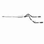 Load image into Gallery viewer, MagnaFlow SYS Cat-Back 4in Black Dual Split Rear Tips 14-15 Chevy Silverado/GMC Sierra 4.3L-5.3L
