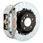 Load image into Gallery viewer, Brembo 03-06 G35 Sedan/03-08 350Z Fr GT BBK 4 Piston Cast 2pc 355x32 2pc Rotor Slotted Type3-Silver
