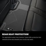 Husky Liners 11-15 Ford F-250/F-350 SuperCab X-Act Contour Black 2nd Row Floor Liners