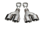 Load image into Gallery viewer, Corsa 2011-2021 Jeep Grand Cherokee Twin 2.5in Inlet / 4in Outlet Polished Pro-Series Tip Kit
