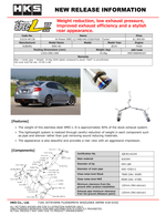 Load image into Gallery viewer, HKS Hi-Power SPEC-L2 VAB EJ20
