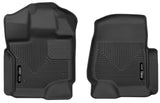 Husky Liners 15-23 Ford F-150 Super/Super Crew Cab WeatherBeater Black Front Floor Liners