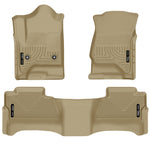 Load image into Gallery viewer, Husky Liners 14 Chevrolet Silverado/GMC Sierra WeatherBeater Tan Front &amp; 2nd Seat Floor Liners
