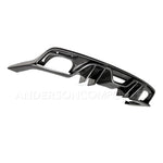 Load image into Gallery viewer, Anderson Composites 15-17 Ford Mustang Type-AR Rear Diffuser Quad Tip
