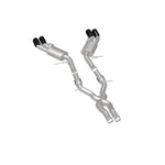 Load image into Gallery viewer, MagnaFlow SYS Cat-Back 2015-2017 Cadillac CTS-V 6.2L Quad 4in Carbon Fiber Tips
