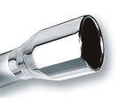 Load image into Gallery viewer, Borla 2.5in Inlet 4in Single Round Rolled Edge Outlet x 8in Long Weld On Exhaust Tip
