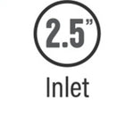 Load image into Gallery viewer, MagnaFlow Tip Stainless Double Wall Round Single Outlet Polished 4.5in DIA 2.5in Inlet 5.75in Length
