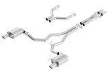 Borla S-Type Cat-Back 15-17 Ford Mustang GT 5.0L V8 MT/AT 3in pipe 4in tip