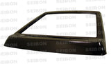 Seibon 84-87 Toyota AE86 HB OEM Carbon Fiber Trunk Lid