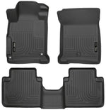 Load image into Gallery viewer, Husky Liners 2013 Honda Accord WeatherBeater Black Front &amp; 2nd Seat Floor Liners (4-Door Sedan Only)
