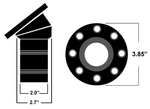 Load image into Gallery viewer, Ridetech 67-68 Camaro Locking Gas Cap (Black Anodized)
