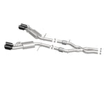 Load image into Gallery viewer, MagnaFlow SYS Cat-Back 2015-2017 Cadillac CTS-V 6.2L Quad 4in Carbon Fiber Tips
