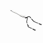 Load image into Gallery viewer, MagnaFlow SYS Cat-Back 4in Black Dual Split Rear Tips 14-15 Chevy Silverado/GMC Sierra 4.3L-5.3L
