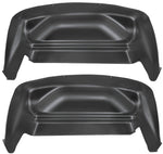 Load image into Gallery viewer, Husky Liners 07-13 Chevy/GMC Silverado/Sierra Black Rear Wheel Well Guards
