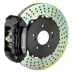 Load image into Gallery viewer, Brembo 98-02 Accord V6 Front GT BBK 4 Piston Cast 2pc 328x28 2pc Rotor Drilled-Black
