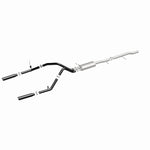 Load image into Gallery viewer, MagnaFlow SYS Cat-Back 3.5in Black Dual Split Rear Tips 10-13 Chevy Silverado / GMC Sierra 5.3L
