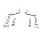 Load image into Gallery viewer, MagnaFlow Axle-Back, SS, 2.5in, Quad Split Rear 3.5in Tip 2015 Dodge Challenger R/T 5.7L
