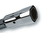 Load image into Gallery viewer, Borla 2.25in Inlet 3.38in x 3.0in Square Angle Cut Phantom x 6.5in Long Universal Exhaust Tips
