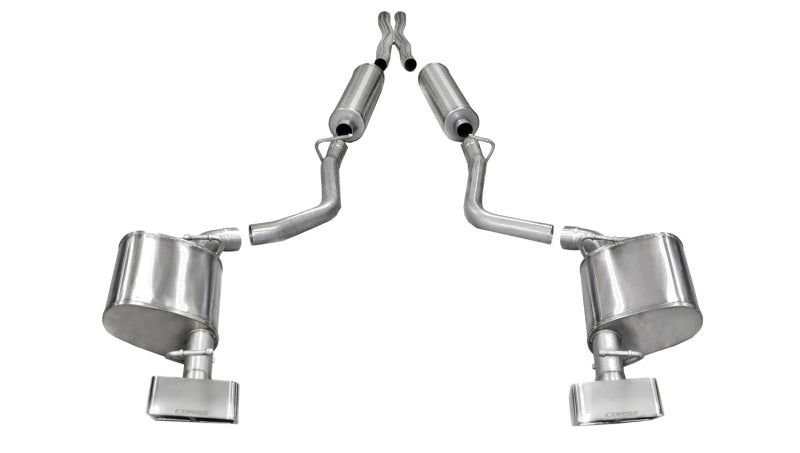 Corsa 2011-2014 Dodge Challenger R/T 5.7L V8 Polished Xtreme Cat-Back Exhaust