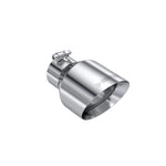 Load image into Gallery viewer, MBRP Universal T304 Stainless Steel Tip  3on ID / 5in OD Out / 8in Length Angle Cut Dual Wall
