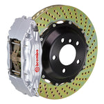 Load image into Gallery viewer, Brembo 05-13 Corvette Front GT BBK 4 Piston Cast 2pc 355x32 2pc Rotor Drilled-Silver
