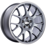 Load image into Gallery viewer, BBS CH-R 18x8.5 5x112 ET47 Brilliant Silver Polished Rim Protector Wheel -82mm PFS/Clip Required
