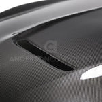 Load image into Gallery viewer, Anderson Composites 2015-2017 Ford Mustang Shelby GT350 Double Sided Carbon Fiber Hood
