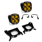Load image into Gallery viewer, Baja Designs 2019+ Chevy Silverado 1500/2500/2500 HD SAE Amber Fog Pocket Kit
