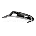 Load image into Gallery viewer, Anderson Composites 15-16 Ford Mustang R-Style Carbon Fiber Rear Valance (for Quad Tip Exhaust)
