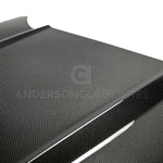 Load image into Gallery viewer, Anderson Composites 2015-2017 Ford Mustang Double Sided Carbon Fiber Type-OE Style Hood
