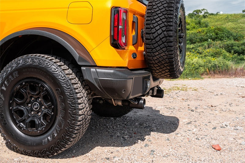 Corsa 21-25 Ford Bronco 2.3L 2-Door 2.75in Cat-Back Dual Rear Exhaust w/4in Straight-Cut Polish Tips