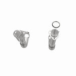 Load image into Gallery viewer, MagnaFlow 66-72 Chevy C10 Pickup V8 2-Piece Front Exhuast Pipe Kit (2in Tubing/Clamps/Inlet Flanges)
