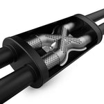 Load image into Gallery viewer, MagnaFlow 15 BMW M3/M4 L6 3.0L SS Cat-Back Perf. Sport Quad Split Rear Exit Exht - 3.5in Black Tips
