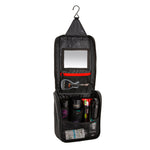 Load image into Gallery viewer, ARB Toiletries Bag Charcoal Finish w/ Red Highlights PVC Outer Shell Mesh Pockets Mirror
