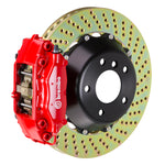 Load image into Gallery viewer, Brembo 04-09 XLR/05-13 Corvette Rear GT BBK 4 Piston Cast 2pc 345x28 2pc Rotor Drilled-Red
