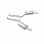 Load image into Gallery viewer, MagnaFlow Axle-Back Stainless Dual Split 4in Polished Tips 10-15 Chevrolet Camaro Convert. 3.6L V6
