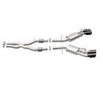 Load image into Gallery viewer, MagnaFlow SYS Cat-Back 2015-2017 Cadillac CTS-V 6.2L Quad 4in Carbon Fiber Tips
