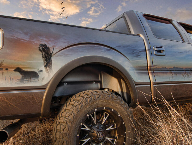 Husky Liners 2019+ Chevrolet Silverado 1500 Black Rear Wheel Well Guards