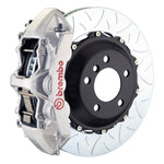 Load image into Gallery viewer, Brembo 10-15 Camaro V6 Front GT BBK 6 Piston Cast 380x32 2pc Rotor Slotted Type-3-Silver
