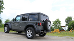 Load image into Gallery viewer, Corsa 2018-2025 Jeep Wrangler JL 2.5in Dual Rear Turn Down Exit Black Touring Axle-Back Exhaust
