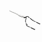 Load image into Gallery viewer, MagnaFlow SYS Cat-Back 3.5in Black Dual Split Rear Tips 10-13 Chevy Silverado / GMC Sierra 5.3L
