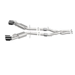 Load image into Gallery viewer, MagnaFlow SYS Cat-Back 2015-2017 Cadillac CTS-V 6.2L Quad 4in Carbon Fiber Tips
