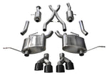 Load image into Gallery viewer, Corsa 2014-2021 Jeep Grand Cherokee 3.6L V6 Black Sport Cat-Back Exhaust
