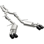 Load image into Gallery viewer, MagnaFlow SYS Cat-Back 2015-2017 Cadillac CTS-V 6.2L Quad 4in Carbon Fiber Tips
