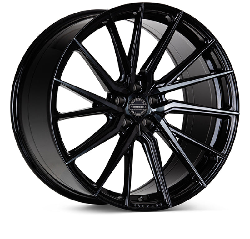 Vossen HF-4T 20x9 / 5x112 / ET32 / Flat Face / 66.5 - Tinted Gloss Black - Right Wheel