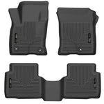 Load image into Gallery viewer, Husky Liners 20-21 Ford Escape All Models Exc Hybrid Weatherbeater Front and 2nd Seat Liners - BLK
