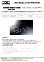 Load image into Gallery viewer, HKS GASKET INTAKE MANIFOLD
