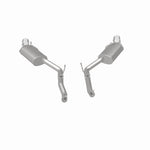 Load image into Gallery viewer, MagnaFlow Axle-Back Stainless Dual Split 4in Polished Tips 10-15 Chevrolet Camaro Convert. 3.6L V6

