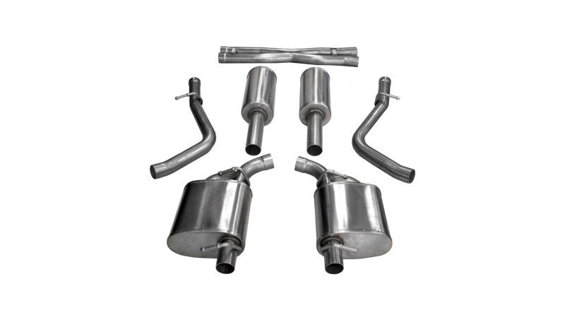 Corsa 15-23 Dodge Charger/300 Sedan 3.6L 2.5in Cat-Back Dual Rear Exit (re-uses stock exhaust bezel)