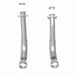 Load image into Gallery viewer, MagnaFlow 66-72 Chevy C10 Pickup V8 2-Piece Front Exhuast Pipe Kit (2in Tubing/Clamps/Inlet Flanges)
